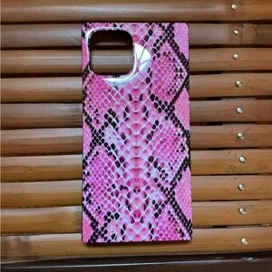 Flaunt iPhone 12 Case - Pink & Black